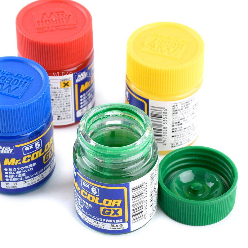 郡士模型光泽油漆GX01 02 03 04 05 06 高达专用色 18ml - 图1