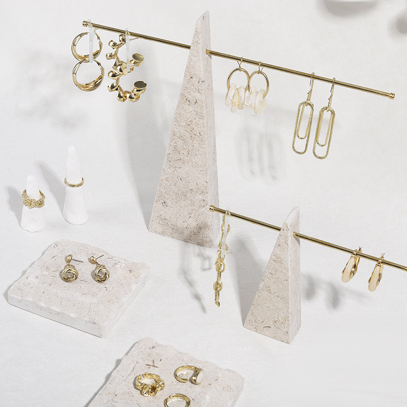 凡岩原创大理石首饰展示架高端创意饰品家用陈列架子商用珠宝展架,淘宝优惠券,粉丝福利购,淘宝优惠卷
