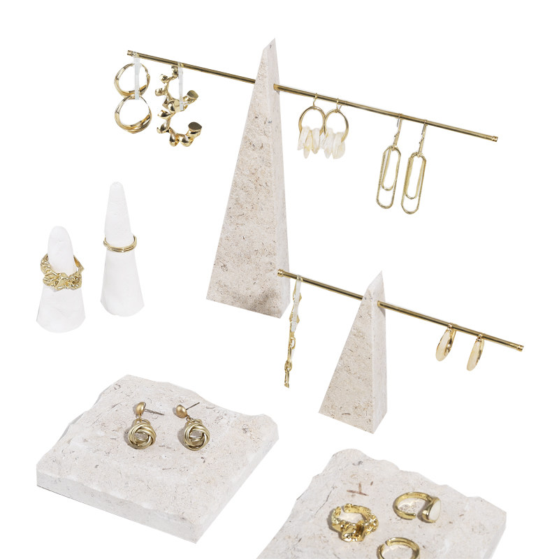 凡岩原创大理石首饰展示架高端创意饰品家用陈列架子商用珠宝展架,淘宝优惠券,粉丝福利购,淘宝优惠卷