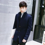 Демисезонный плащ, шерстяное пальто, куртка, 2019, в корейском стиле