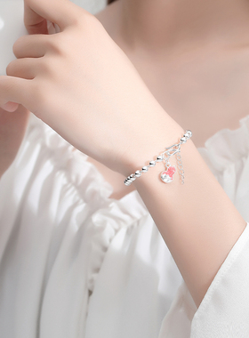 转运珠999足银手链女ins小众