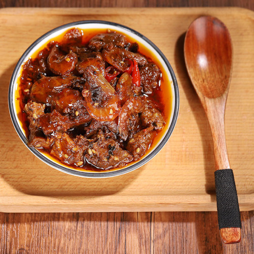 匠样子拌饭酱香辣拌面自制牛肉虾酱辣椒酱下饭菜牛虾酱 - 图1