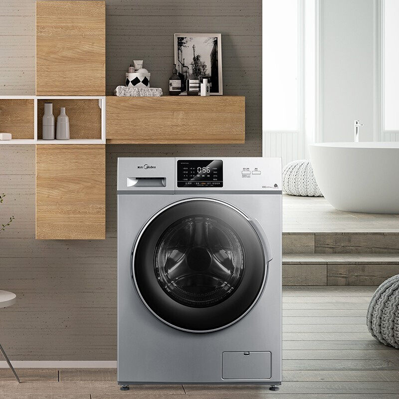 美的滚筒md100vt13ds5全自动洗衣机 美的泰锋洗衣机