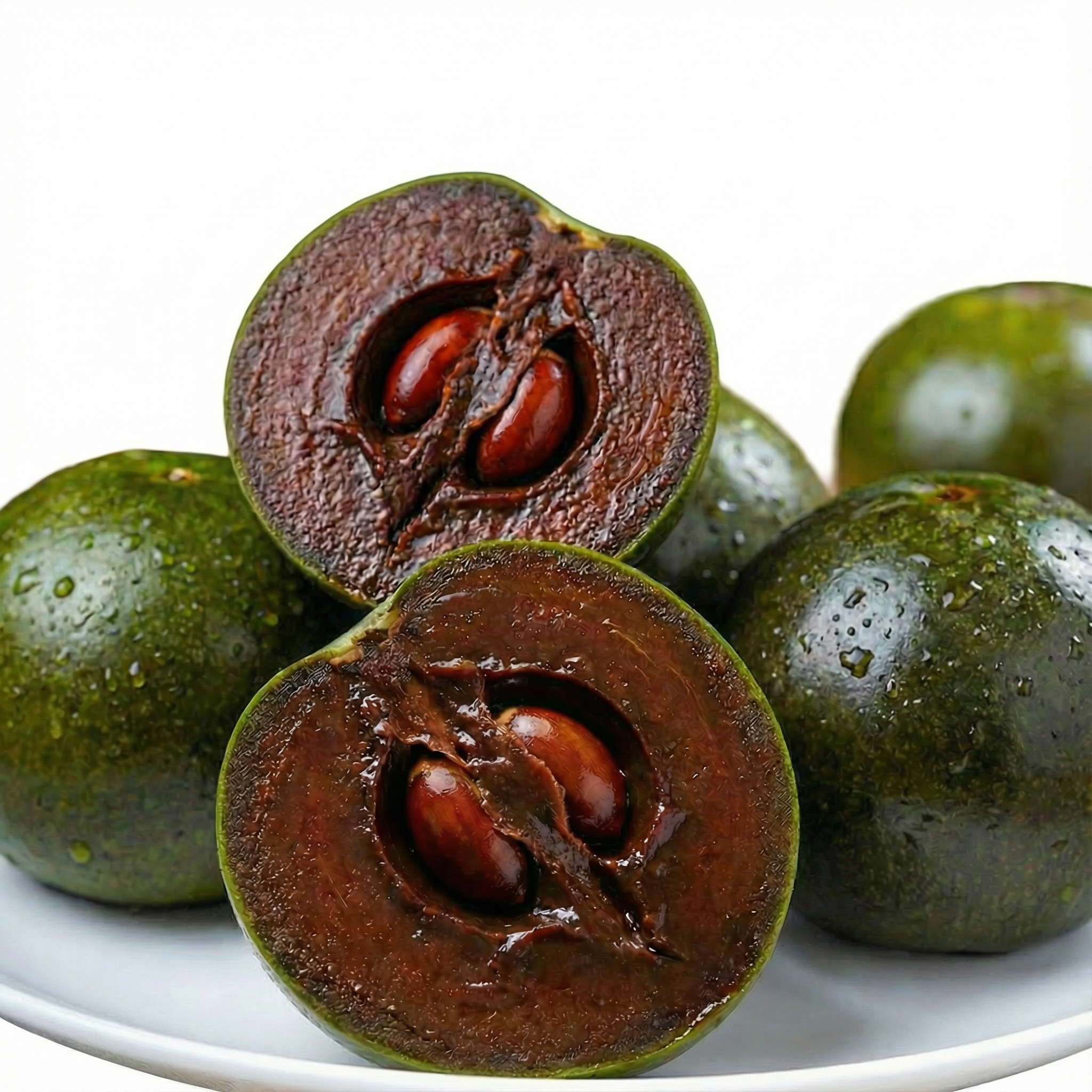 正宗巧克力脆柿子新鲜水果黑柿布丁果硬柿子现摘版纳巧克力果顺丰,淘宝优惠券,粉丝福利购,淘宝优惠卷