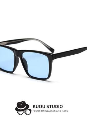 新款方形板材脚尼龙镜片太阳眼镜潮男女网红素颜街拍墨镜