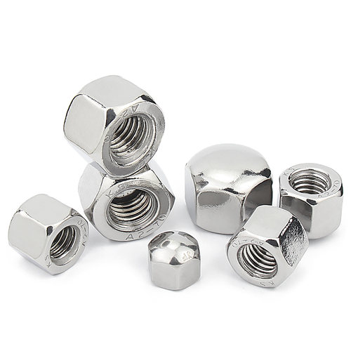 矮型盖形螺母304不锈钢六角盖帽盲孔装饰丝螺帽矮头盖型M3M5-M20 - 图3