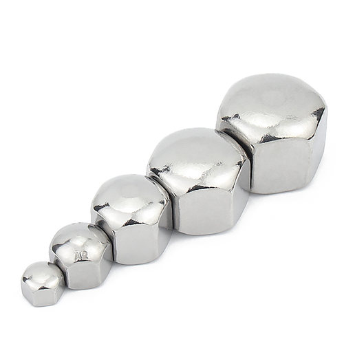 矮型盖形螺母304不锈钢六角盖帽盲孔装饰丝螺帽矮头盖型M3M5-M20 - 图2