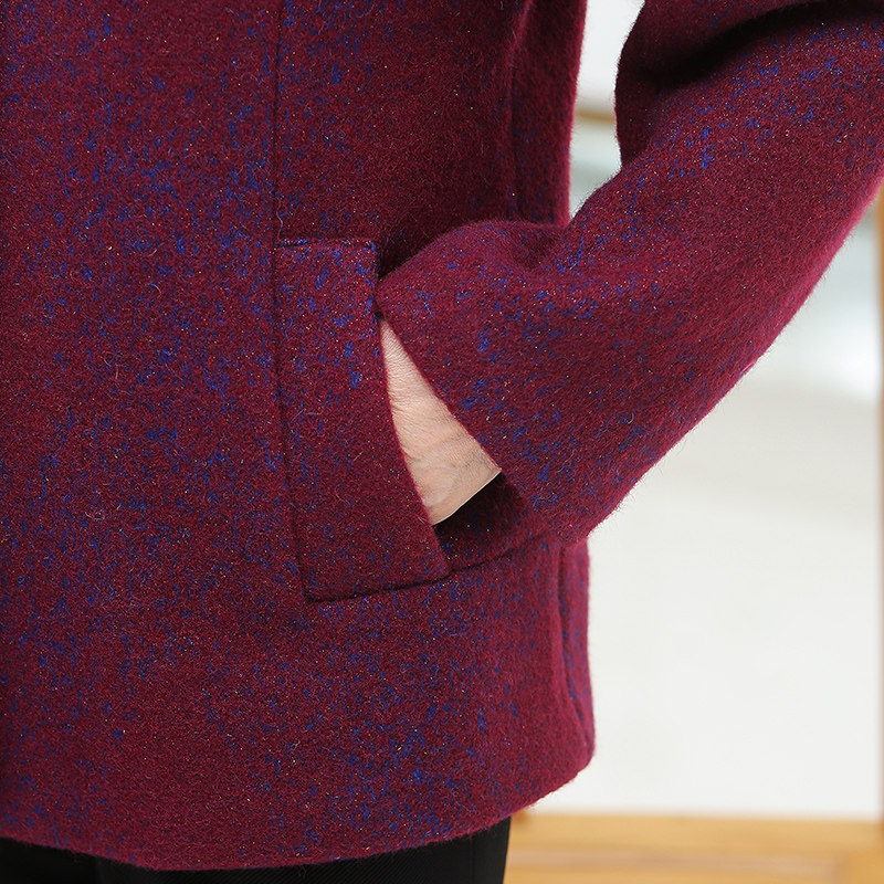 新款女装秋冬装水貂绒外套60岁70 蔓姿莲中老年女装