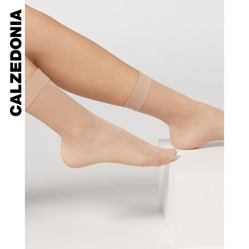 CALZEDONIA卡泽意袜女莱卡20D夏薄款透气性感短袜中筒丝袜LIZ001 - 图3