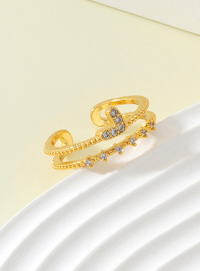 时尚高级ins风小众设计感戒指女