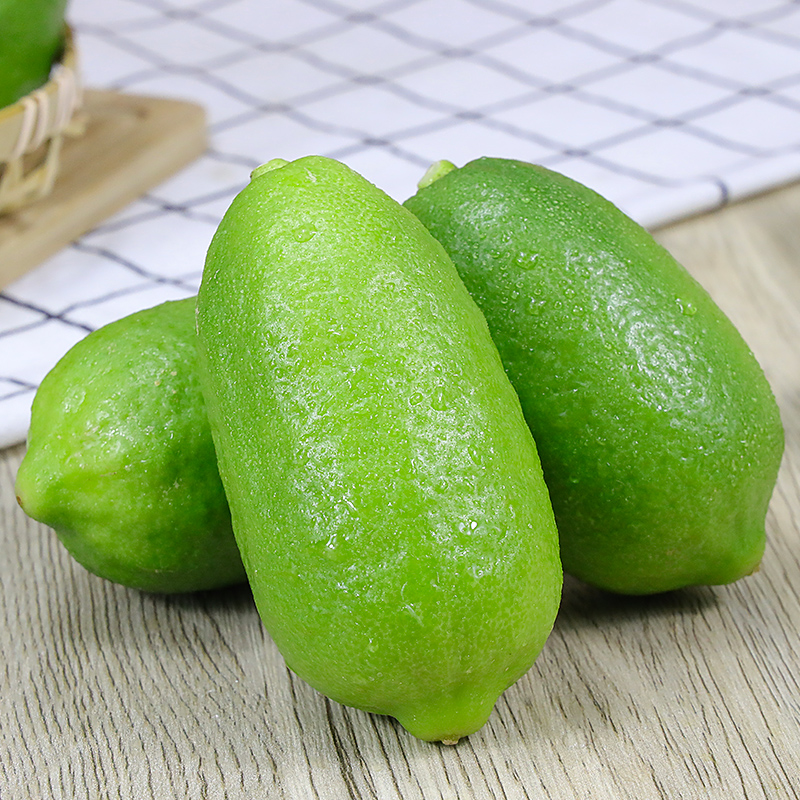 柠檬新鲜水果台柠青皮无籽广西香水 品阁水果柠檬