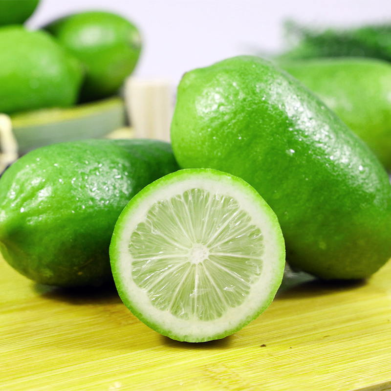 柠檬新鲜水果台柠青皮无籽广西香水 品阁水果柠檬