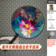 Su embroidery beginner DIY ຕົນເອງ embroidery lotus ວັດສະດຸຊຸດພິມຮູບພັດລົມ embroidery handmade ຊຸດ Shu embroidery ຂອງຂວັນສໍາລັບພໍ່
