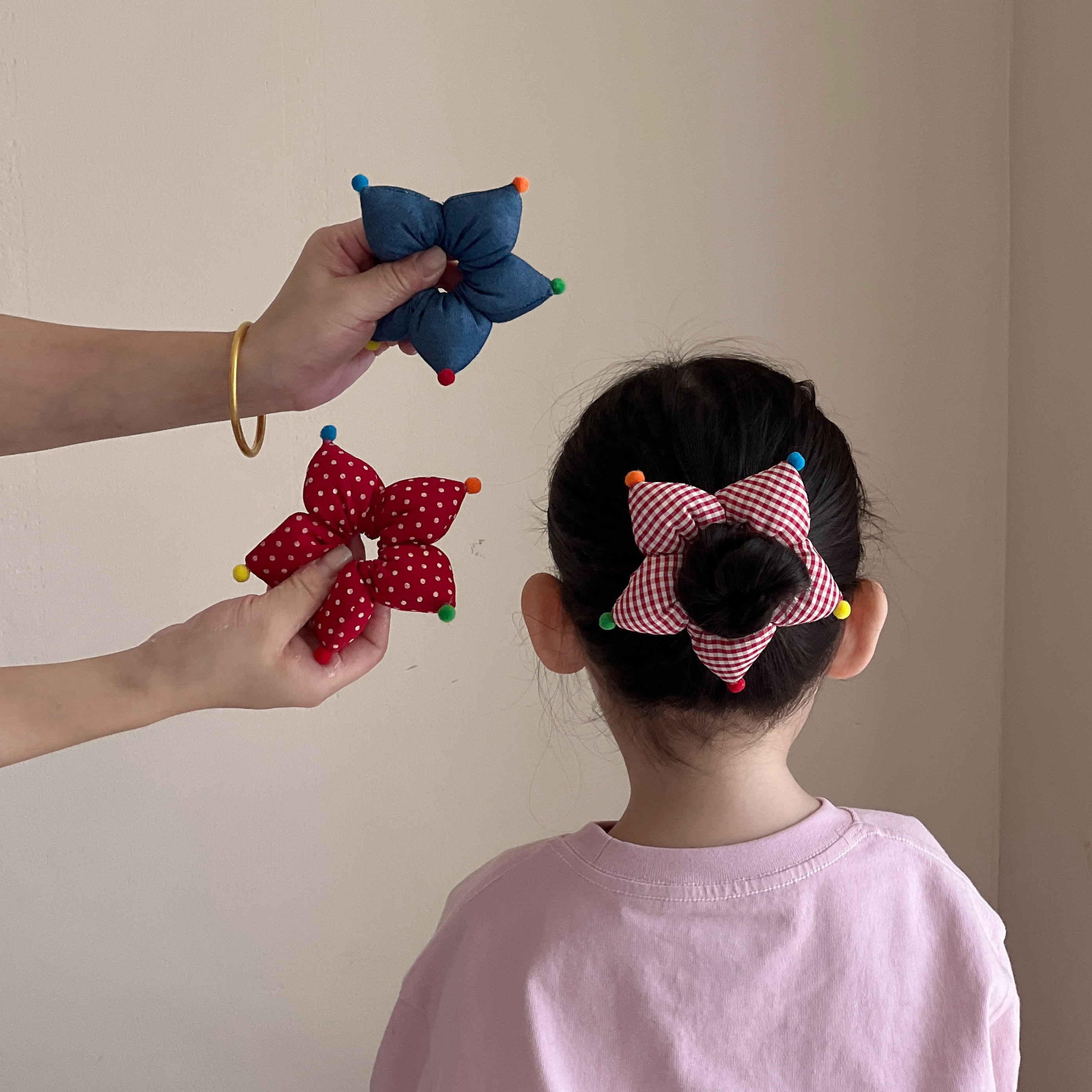 儿童发圈女童可爱波点星星发绳小女孩扎马尾头绳女宝宝丸子头发饰,淘宝优惠券,粉丝福利购,淘宝优惠卷