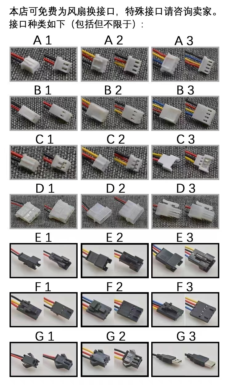 12V/24V静音散热风扇45678912CM/厘米功放机箱变频器静音暴力风扇 - 图1