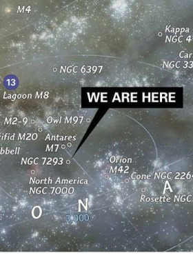 银河系宇宙星空教学客厅装饰画芯