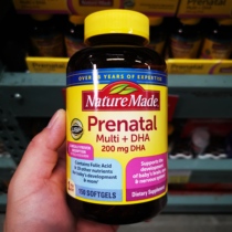 Spot US Nature Made pregnant woman Vitamin minerals DHA folic acid Nutrition Vitamin 150 grains