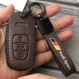 Подходит для Audi a6 A4L A5 A7 A8L Q5 s6, чехол для ключей автомобиля, 2018, высококачественная натуральная кожа