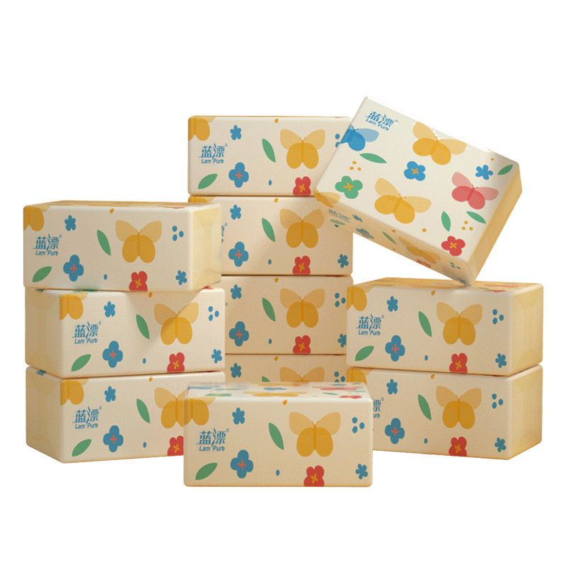 竹浆本色纸家用实惠装餐巾纸卫生纸 纯竹工坊家居抽纸