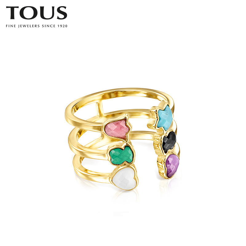 【新年礼物】tous /桃丝熊glory戒指 TOUS桃丝熊戒指/指环