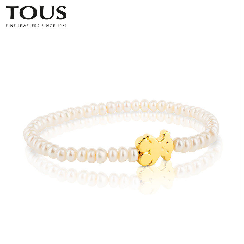 【新年礼物】tous /桃丝熊18k金手链 TOUS桃丝熊手链