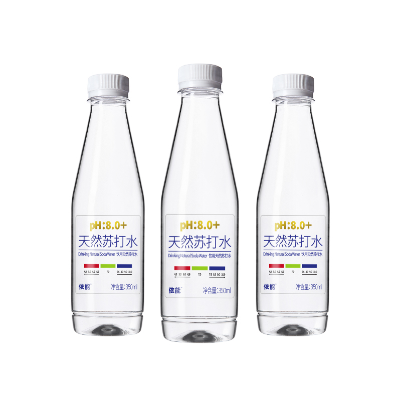 依能天然苏打水无糖无汽无人工添加天然弱碱饮用水350ml*24瓶装 - 图1