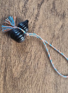 【流转葫芦】道系文创手作挂件手机挂件包挂 天然牛手工捻制彩绳