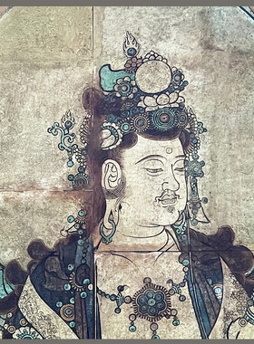 工笔画打印白描底稿广胜寺壁画药师佛经变前殿全图高清线稿大图