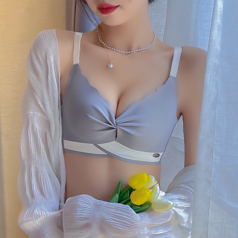 馨闻服饰旗舰店无痕内衣女小胸聚拢收副乳防下垂胸罩大学学生年新款爆款文胸0