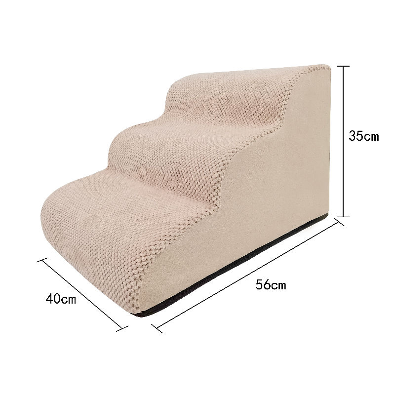 狗狗上床台阶防滑可拆洗爬梯斜坡老年犬梯子沙发床边爬梯狗狗台阶 - 图1