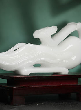 玉如意摆件人参阿富汗客厅