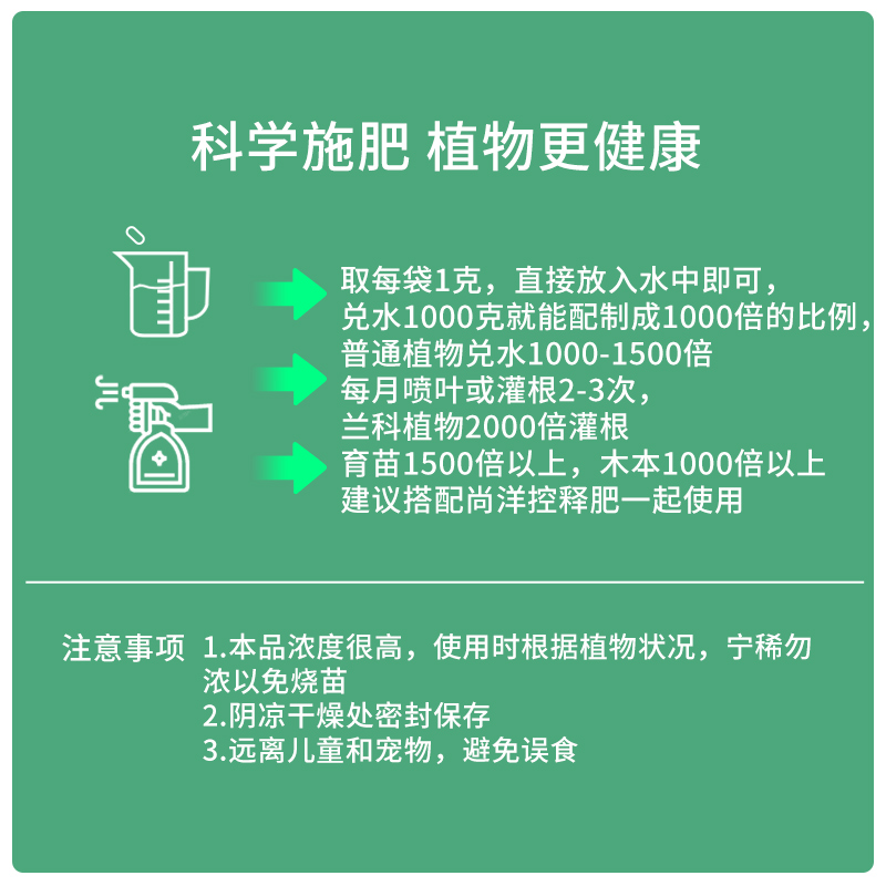 大量元素水溶肥粉剂通用型花用高氮高磷高钾氮肥磷肥钾肥复合肥料 - 图0