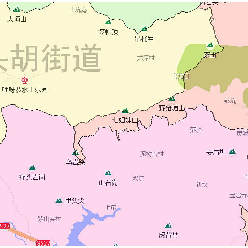 宁海县地图1.15m丽水市家用折叠高清办公室书房新款装饰画墙贴 - 图0