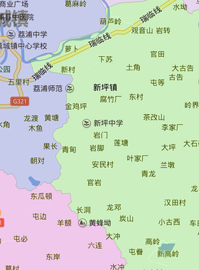荔浦市地图1.15m新款高清桂林市折叠版家用办公室书房装饰画墙贴