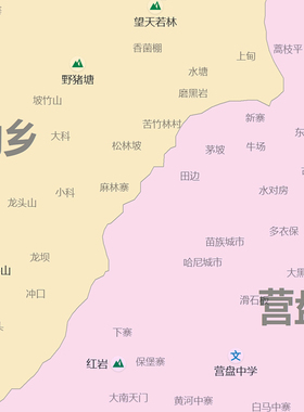 金平苗族瑶族傣族自治县地图1.15m新款红河哈尼族彝族自治州墙贴