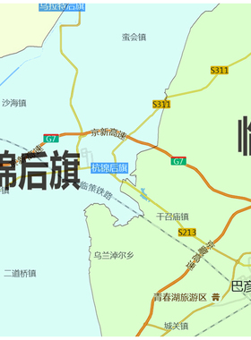 巴彦淖尔市地图1.15m折叠家用高清办公室会议室书房新款墙贴装饰