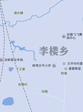 龙子湖区地图1.15m蚌埠市折叠版办公室装饰贴画会议室墙贴壁画