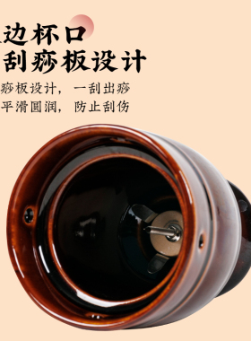 多用艾灸罐陶瓷紫砂艾灸盒随身灸