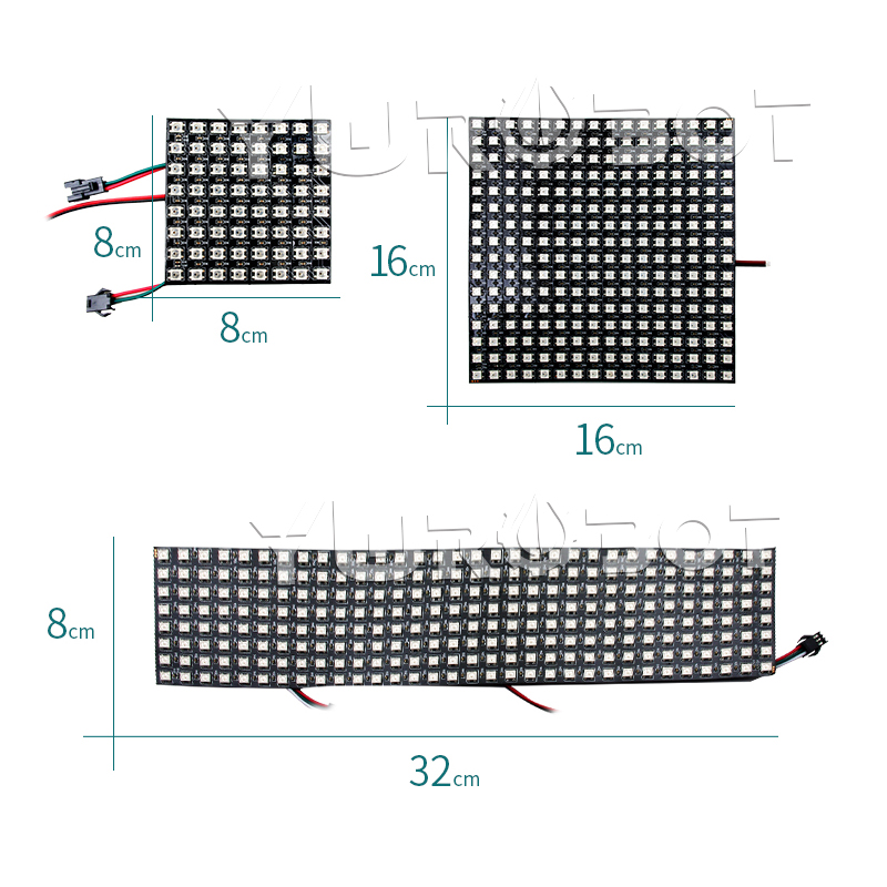 【YwRobot】适用于Arduino SK6812串行5050全彩LED柔性模块 - 图0