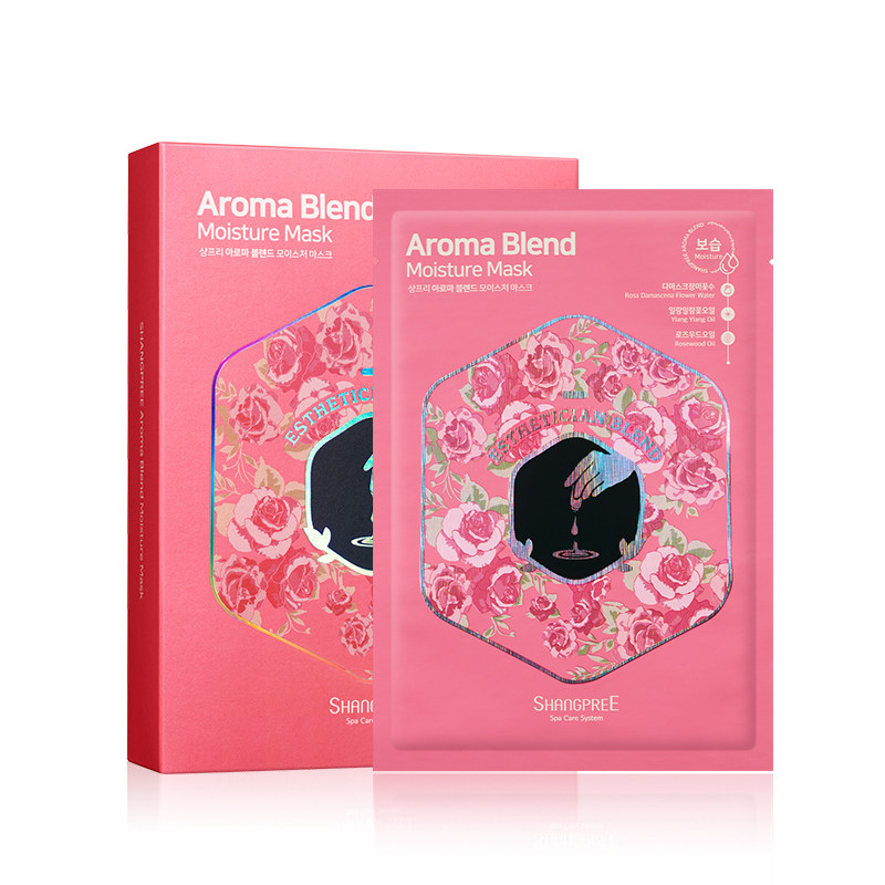 香蒲丽芳香玫瑰补水收缩毛孔面膜贴 SHANGPREE海外贴片面膜