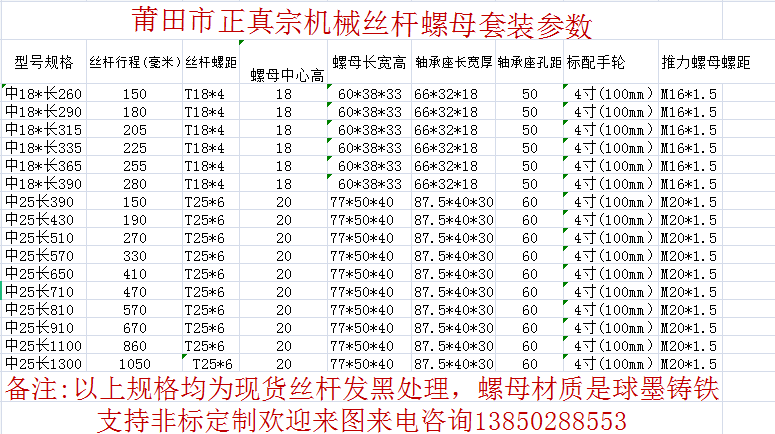 非标丝杆螺母手摇梯形丝杆铜母刻度丝杆套装机械手摇升降丝杠螺杆-图1