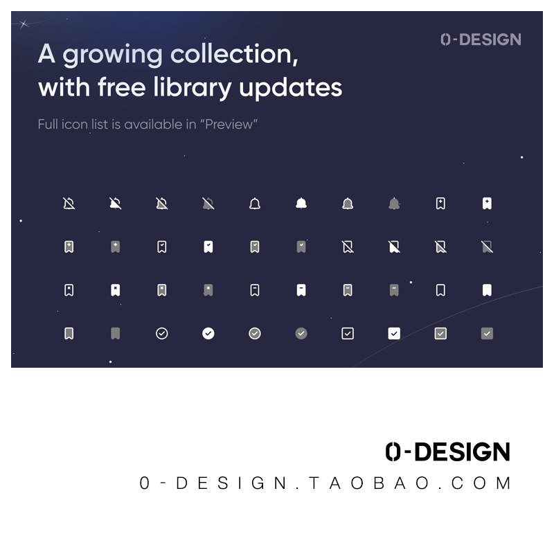 2400款网页小程序App后台应用icon通用图标ai设计素材源文件合集_虎窝淘