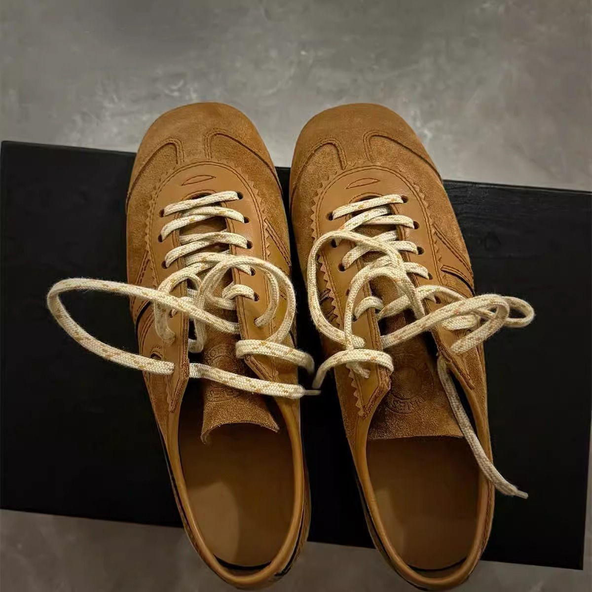 阿甘鞋男女同款春季新款德训鞋情侣通勤拼色复古平底运动慢跑鞋潮,淘宝优惠券,粉丝福利购,淘宝优惠卷