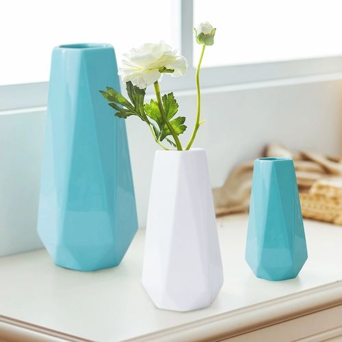 Ins nordic ceramic vase small свежие гидропонные цветочные расположение простые белые современные северные гостиные дома украшения украшения
