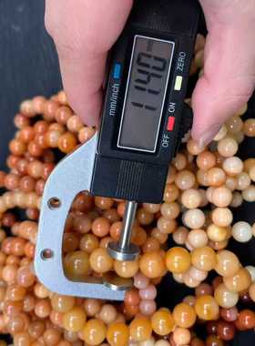 缅黄玉手串打包拿货蜜桃色系多宝文玩古玩收藏个性饰品男女款玉石