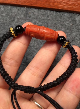 瓦西料子南红九眼天珠手串天河石钛晶铜发晶苹果珠手办古风diy女