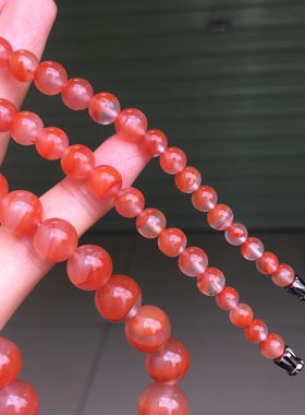 川料南红玛瑙冰飘聚宝盆塔链冰飘锁骨链精美礼品饰品男女款玉石