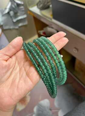 翡翠6m佛珠108颗珠宝饰品diy配饰精美礼品时尚手串项链