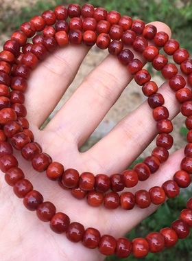 瓦西南红迷你版老型长链多圈手链单珠多宝文玩饰品1234567890㎜女