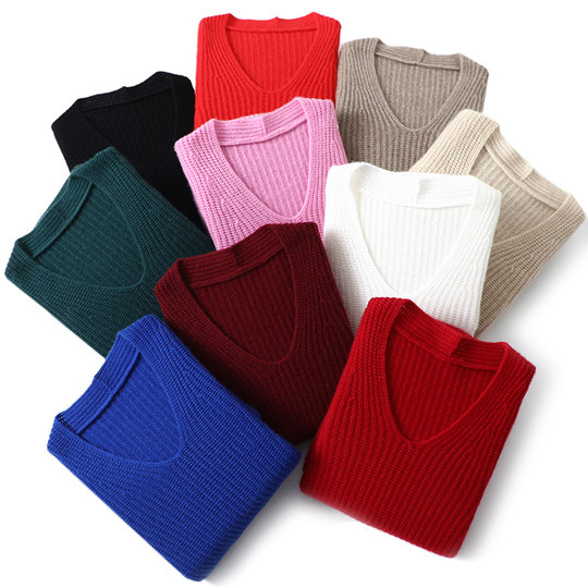 Высококачественный свитер Qichao из 100% чистого кашемира